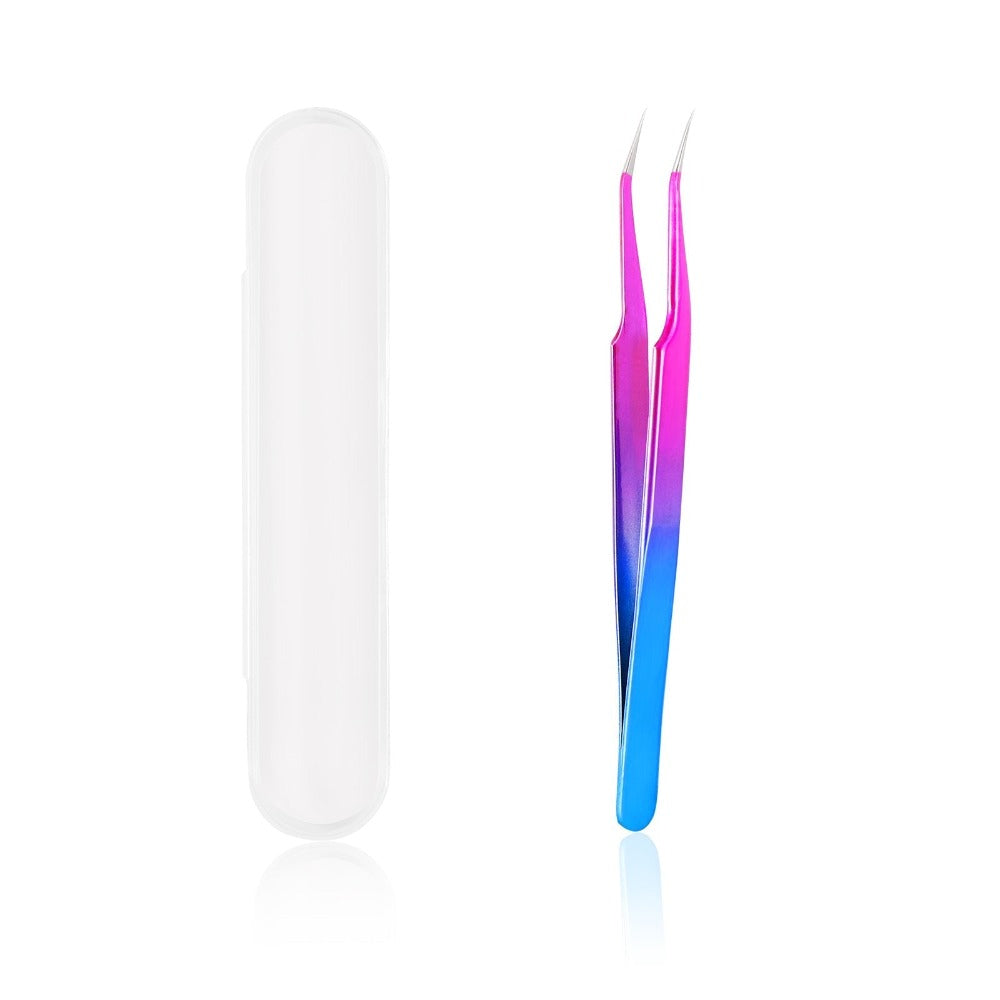 TeckWrapCraft - Pince en Acier (Tweezer) - Rose et Bleu