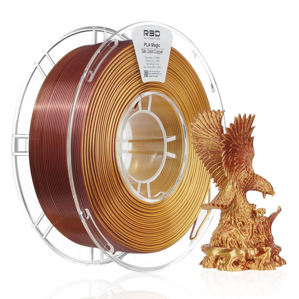 R3D - PLA Magic Silk - Or Cuivre