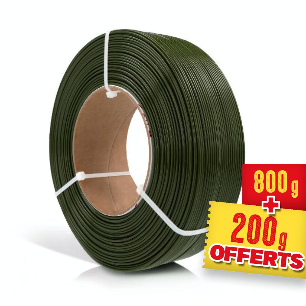 Rosa3D - PETG standard - Vert Armée (Army Green) - 1,75 mm - 1 kg Refill