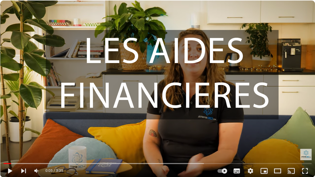 PODCAST VIDÉO : Les aides financières pour monter sa franchise Atome3D