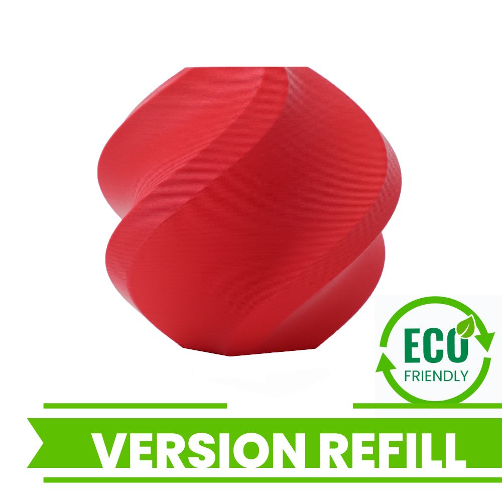 Bambu Lab - PLA Matte - Rouge Écarlate (Scarlet Red) - 1,75 mm - 1 kg - Refill