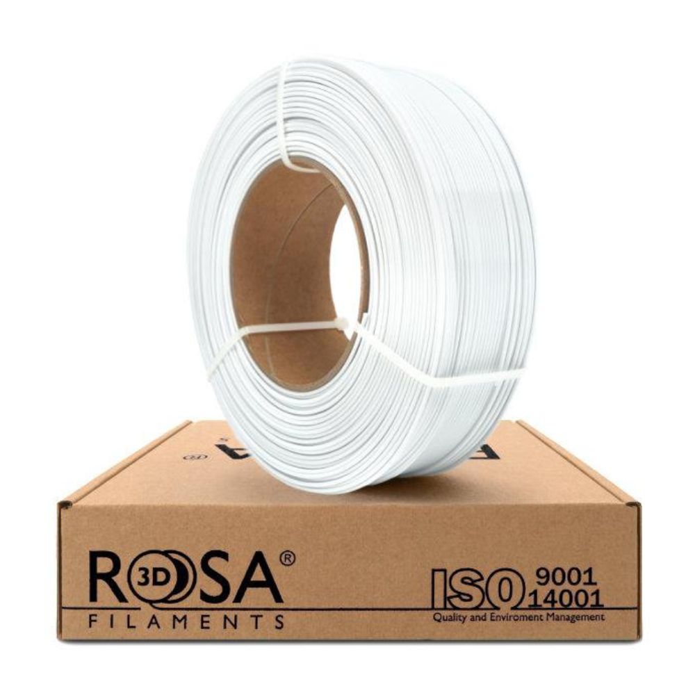 Rosa3D - PLA Starter - Blanc (White) - 1,75 mm - 1 kg Refill