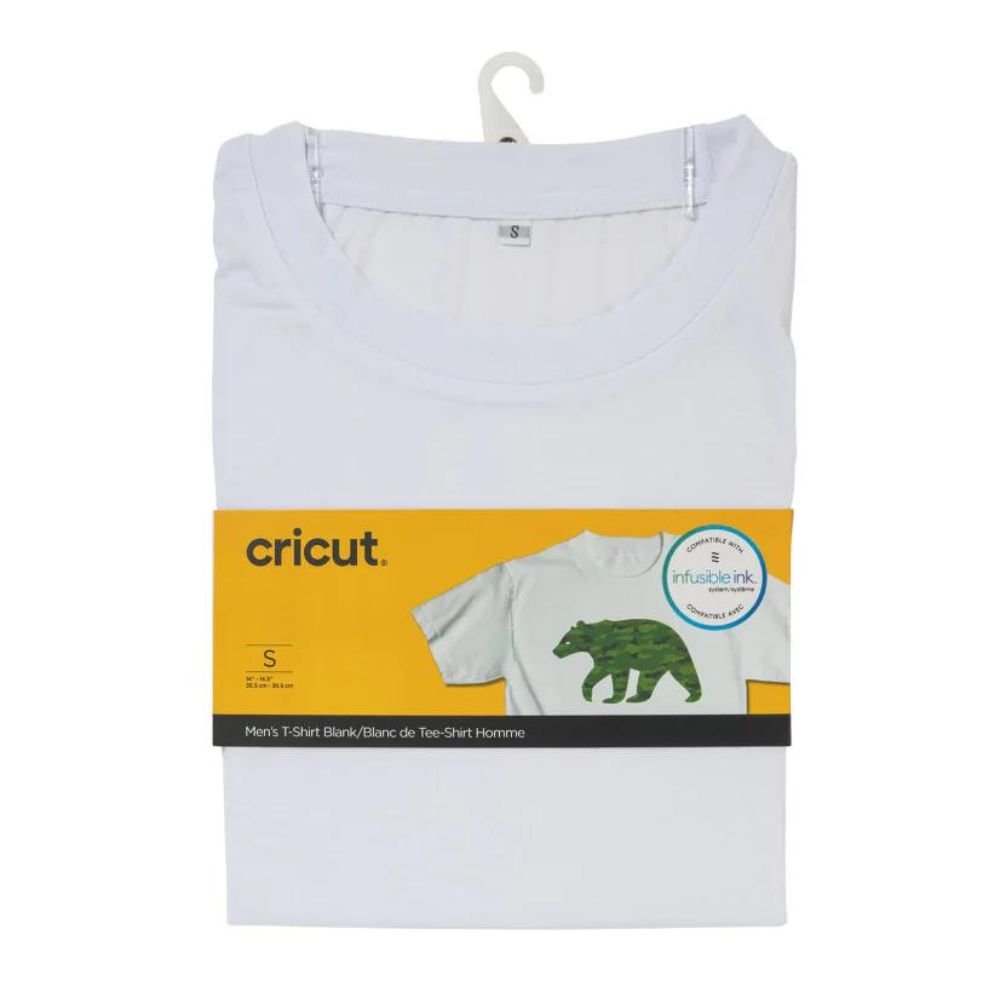 Cricut - Maker/Explore/Joy - T-shirt Homme col Rond - Blanc (White) - S