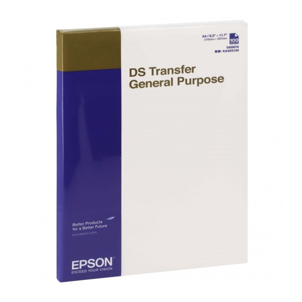 Epson - SC-F100 et SC-F500 - Papier à sublimation A4 DS - 100 feuilles