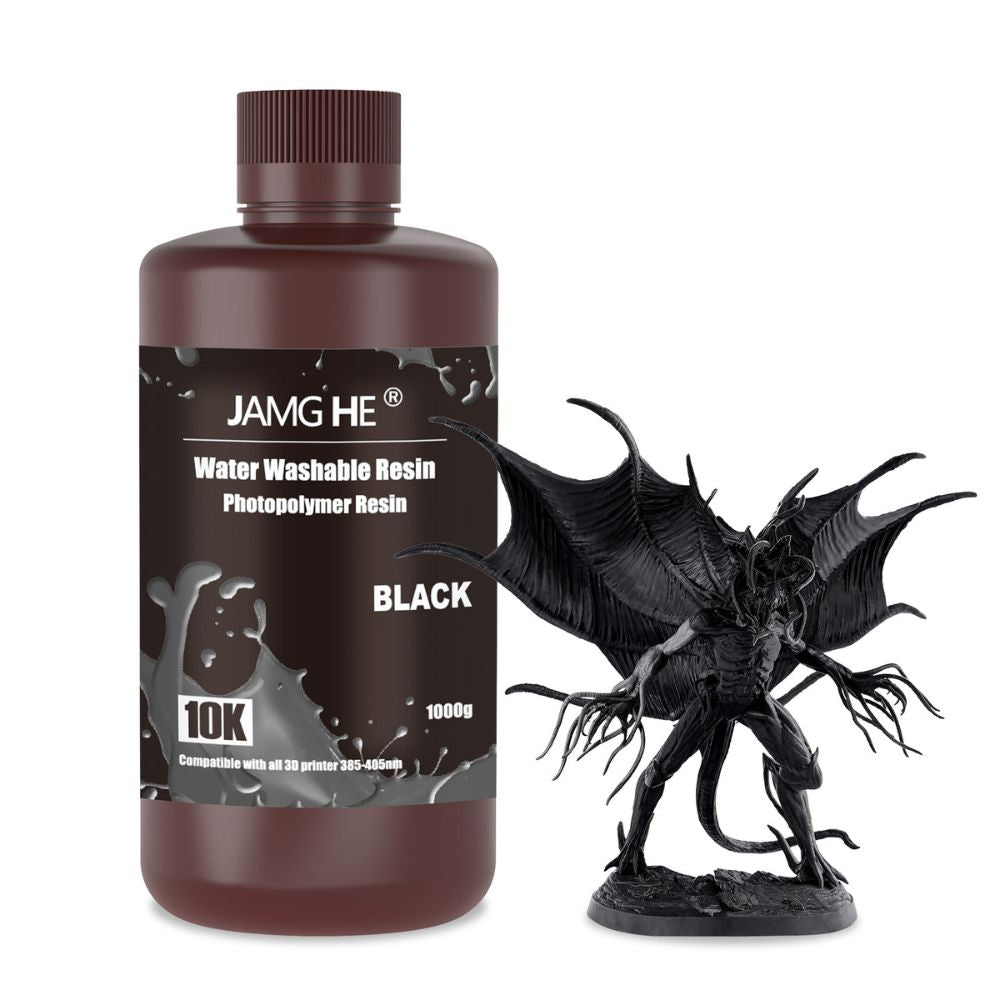Jamg He - Résine UV Water Washable 10k - Noir (Black) - 1 kg