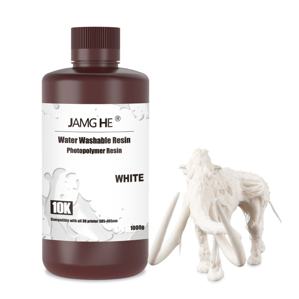 Jamg He - Résine UV Water Washable 10k - Blanc (White) - 1 kg