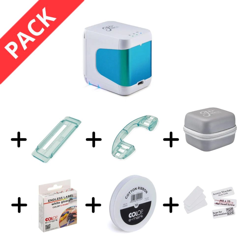 Pack Starter Colop - E-Mark Go - Imprimante Créative