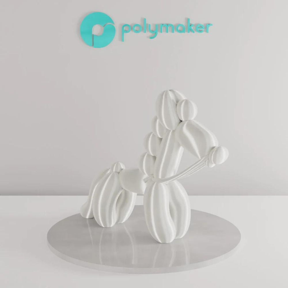 Polymaker - PolyLite Silk PLA - Blanc (White) - 1,75 mm - 1 kg