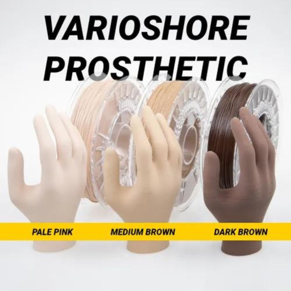 colorFabb - varioShore Prosthetic - Marron Moyen (Medium Brown) - 1,75 mm - 700 g
