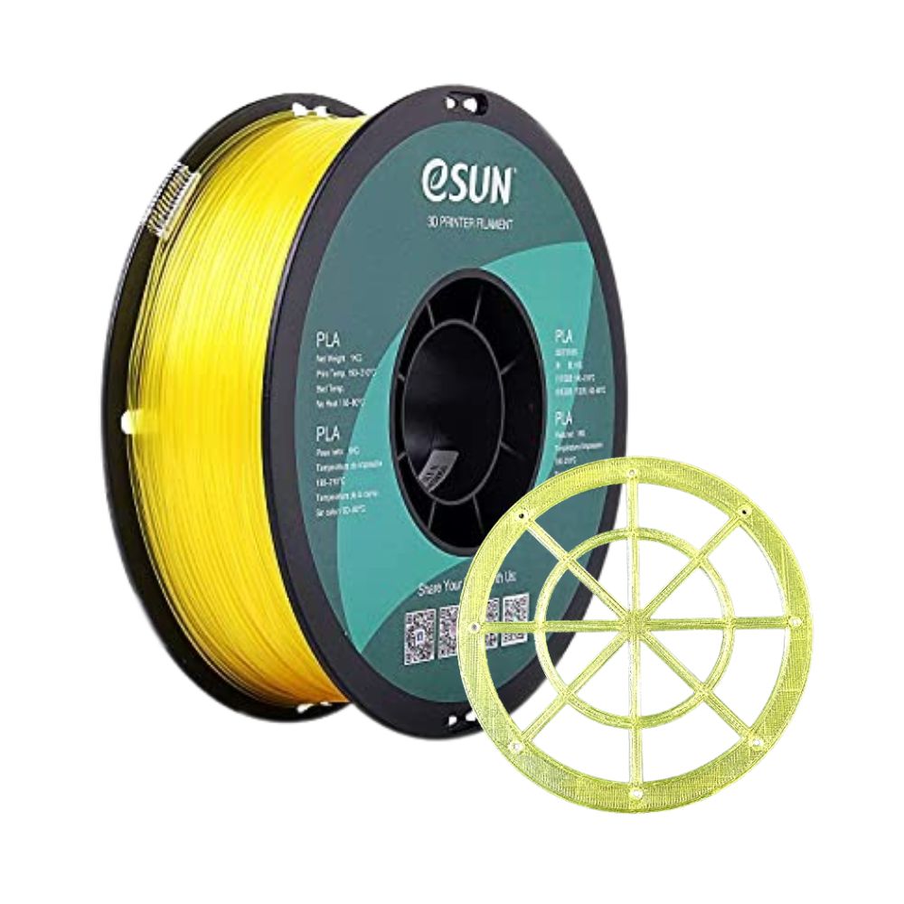 eSun - PLA - Jaune Citron Givré (Glass Lemon Yellow) - 1,75 mm - 1 kg