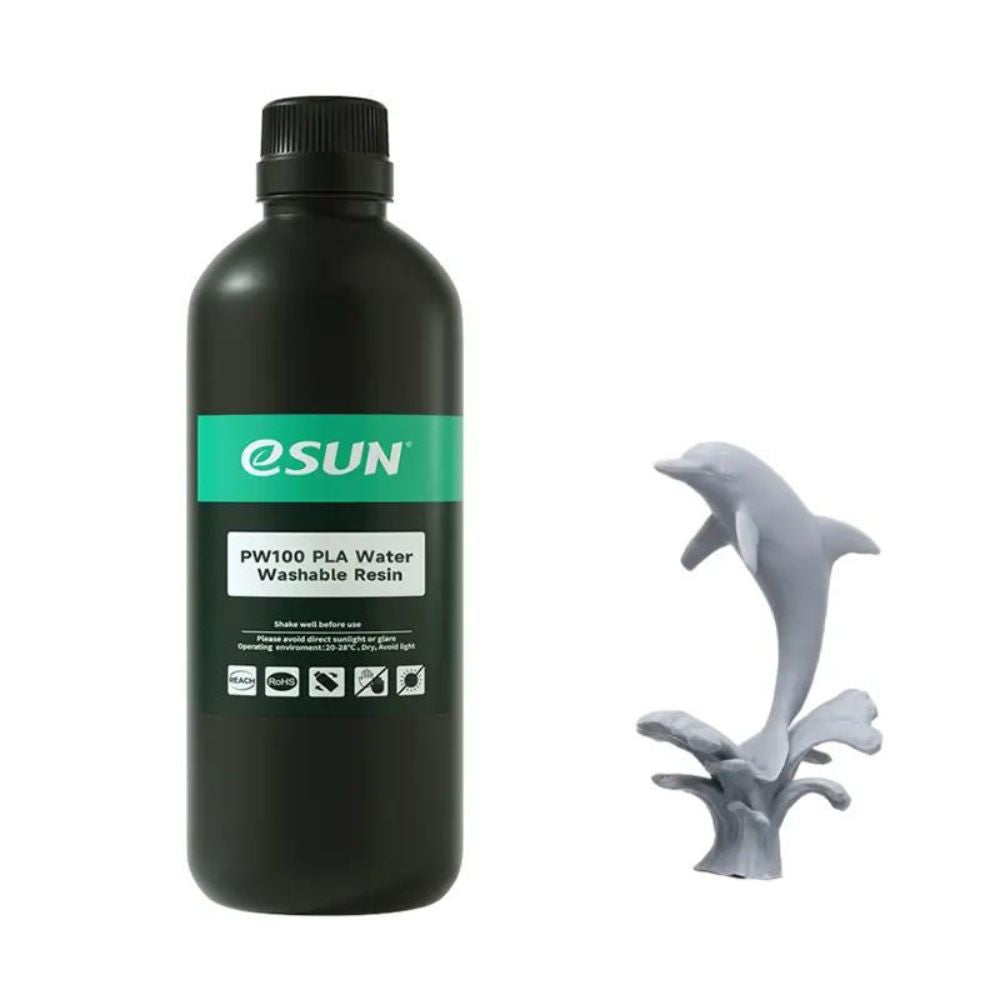 eSun - PW100 PLA Water Washable Resin - Gris (Grey) - 1 kg