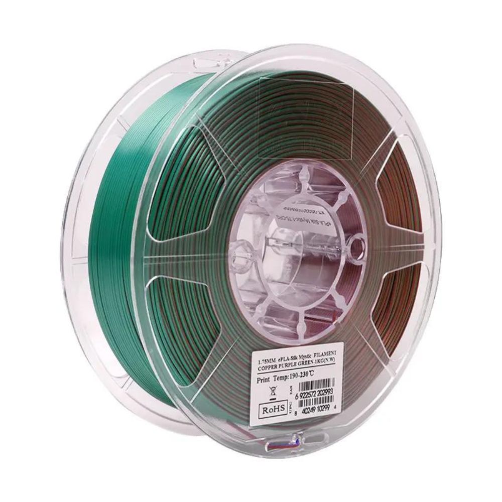 eSun - eSilk-PLA Mystic - Cuivre/Violet/Vert (Copper Purple Green) 1,75 mm - 1 kg